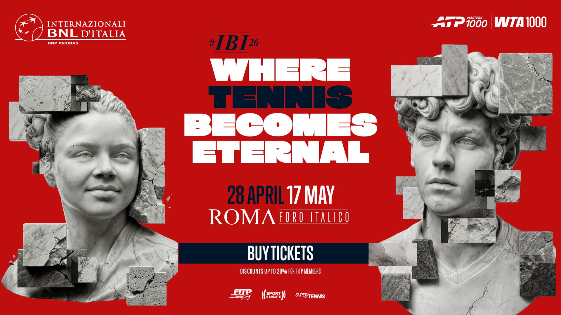 Internazionali BNL d'Italia 2026 – Compra entradas ahora